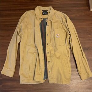 Carhartt Men's Light Brown Shirt Jacket